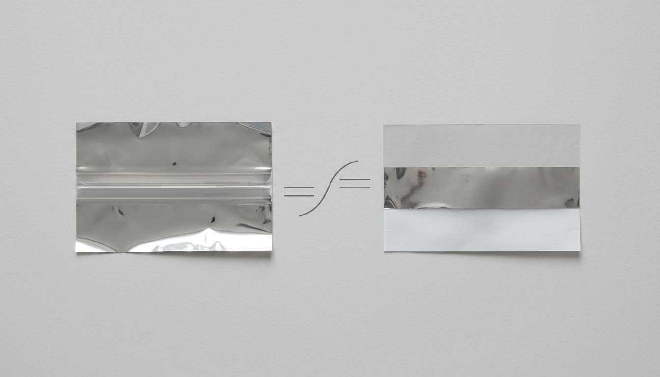 Comparison of metallized BOPP vs PET foil laminate pet food pouch materials