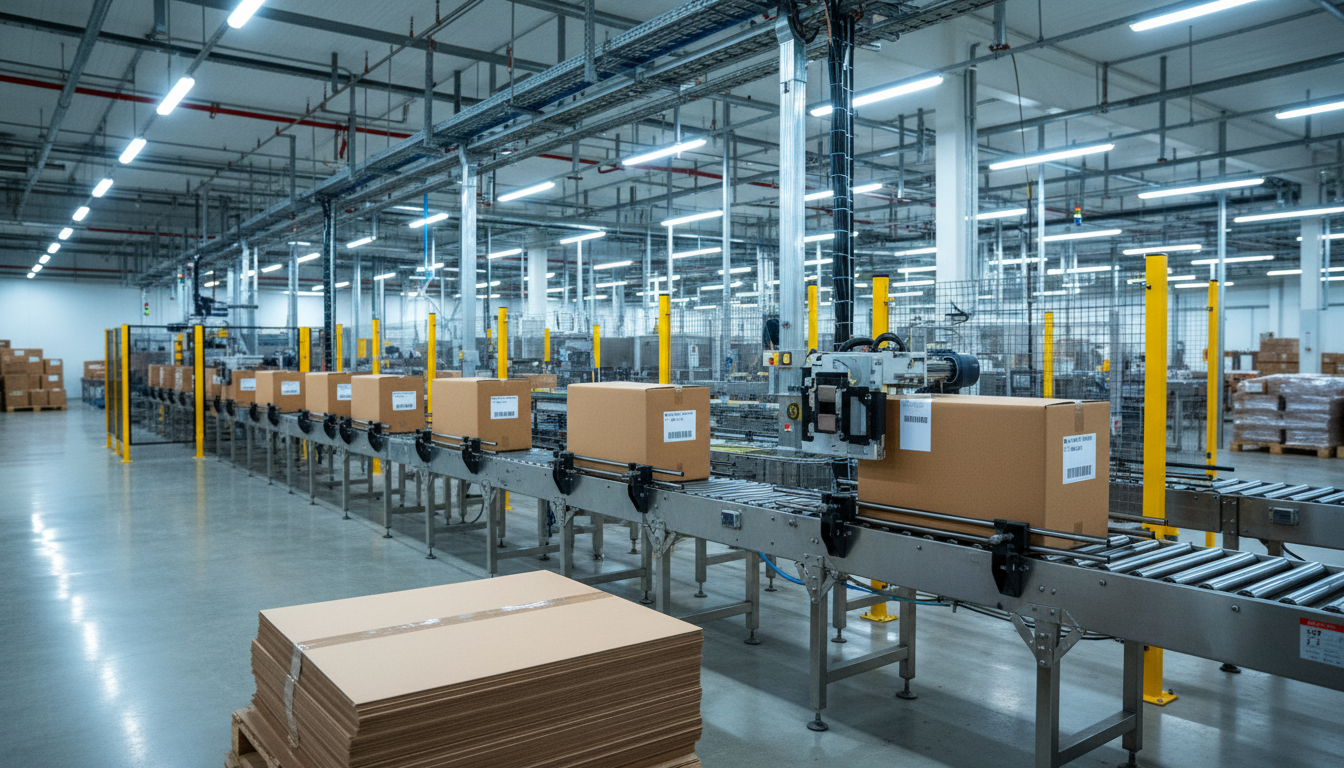 Food packaging traceability labeling line