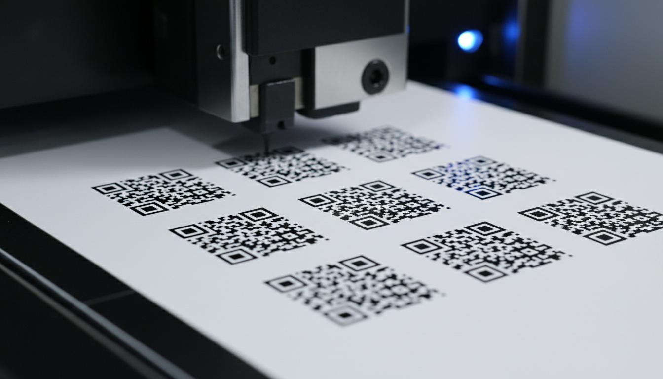 smart pharmaceutical packaging compliance FDA requirements: hP Indigo digital press printing variable QR codes for...